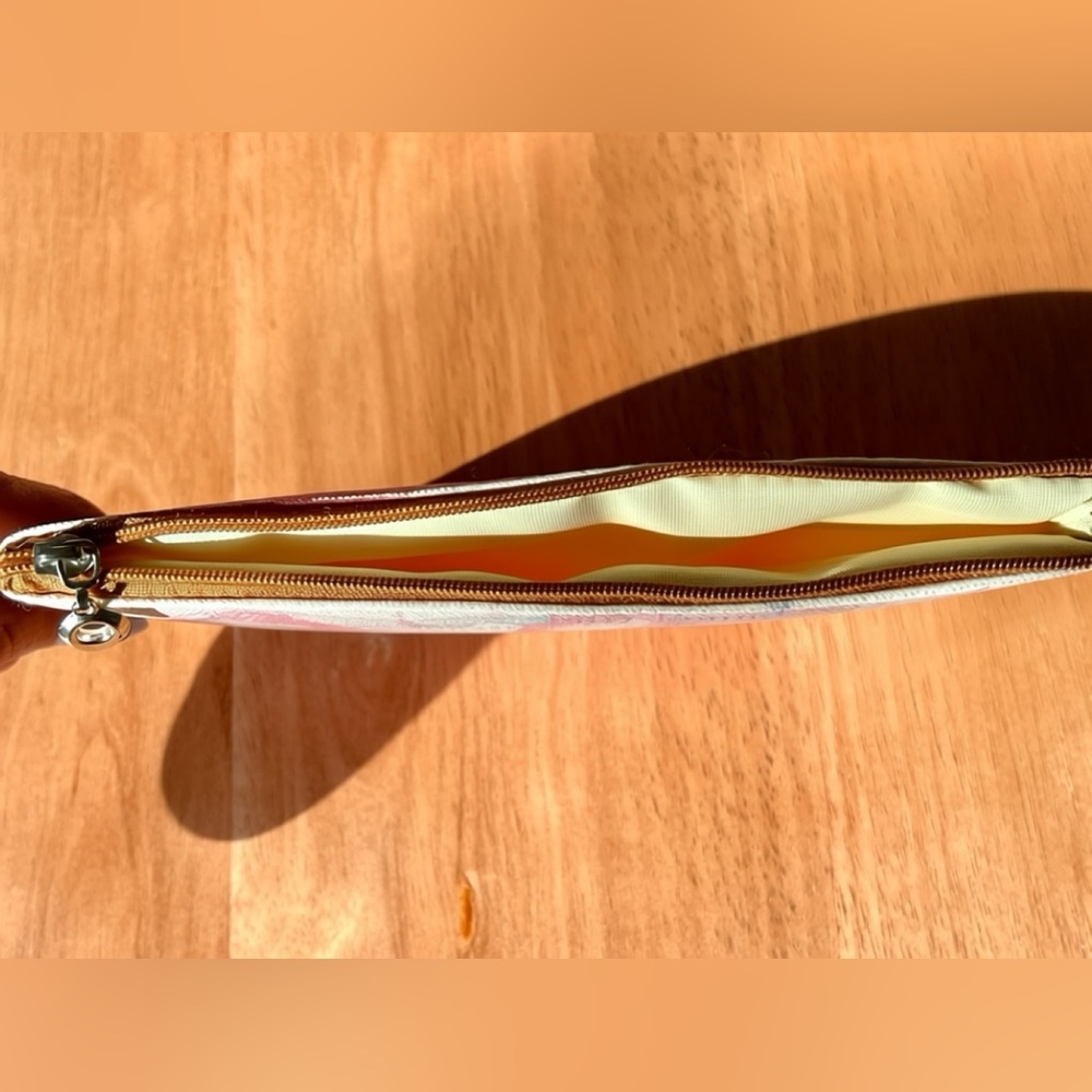 Zipper Pouch - Two-Sided British Currency £50 Banknote Print - NWOT - Picture 3 of 5